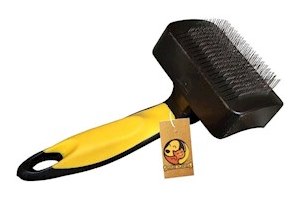 Foodie Puppies Auto Slicker Hair Brush for Dogs