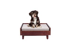 O&J OBI & JERRY 'S CARPENTRY Arthur Durable Wooden Dog Bed