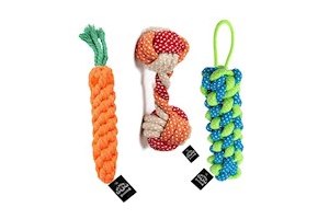 BLACK DOG Rope Toys for Dogs